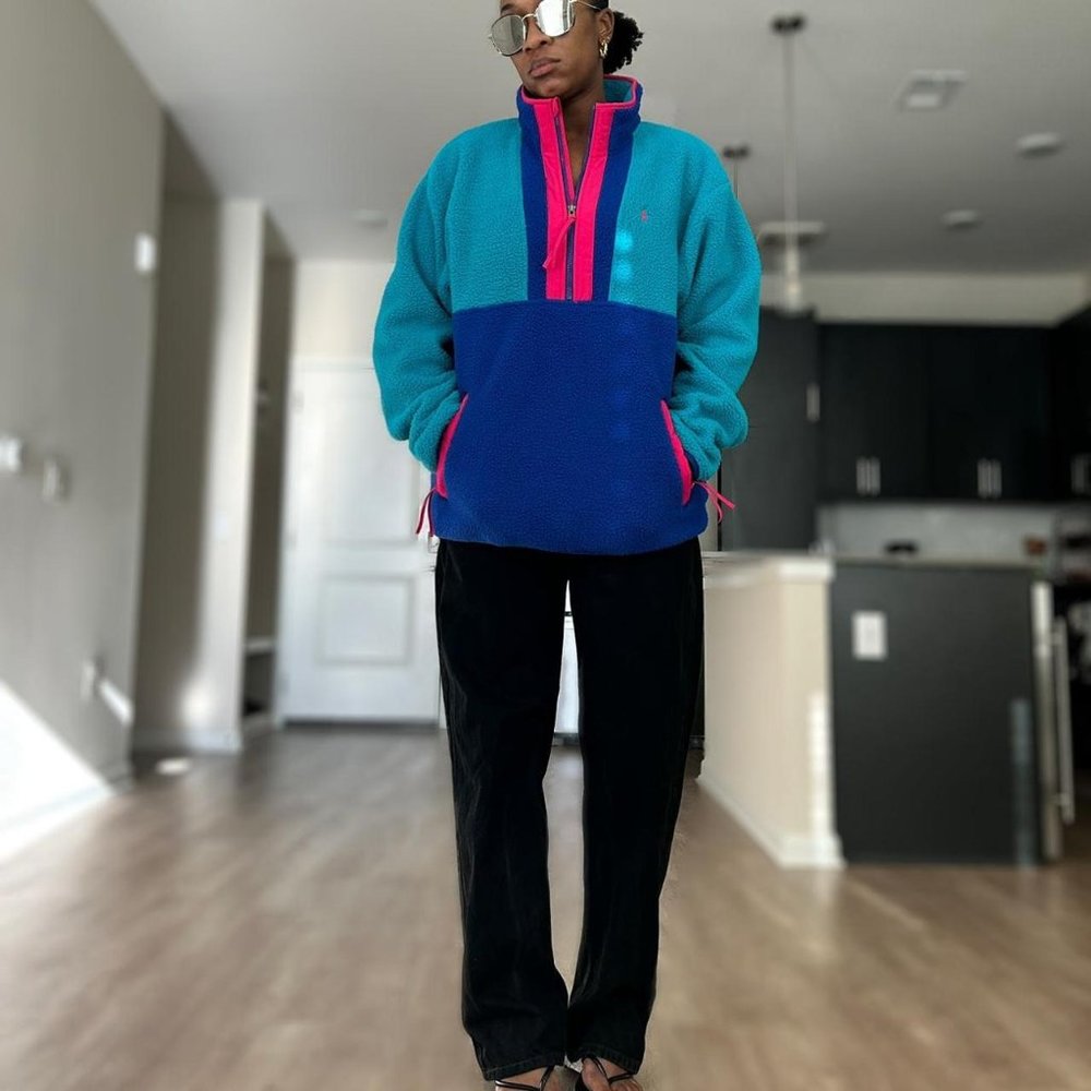 Vintage Polo Fleece Pullover